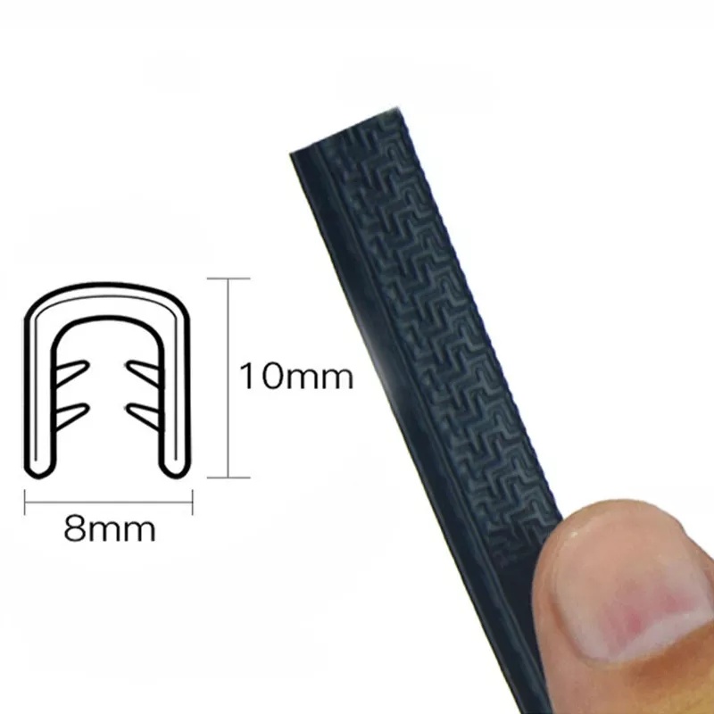 5M pintu universal karet seal trim/pintu anti-tabrakan anti gores strip/strip pelindung tepi pintu cocok untuk kebanyakan mobil