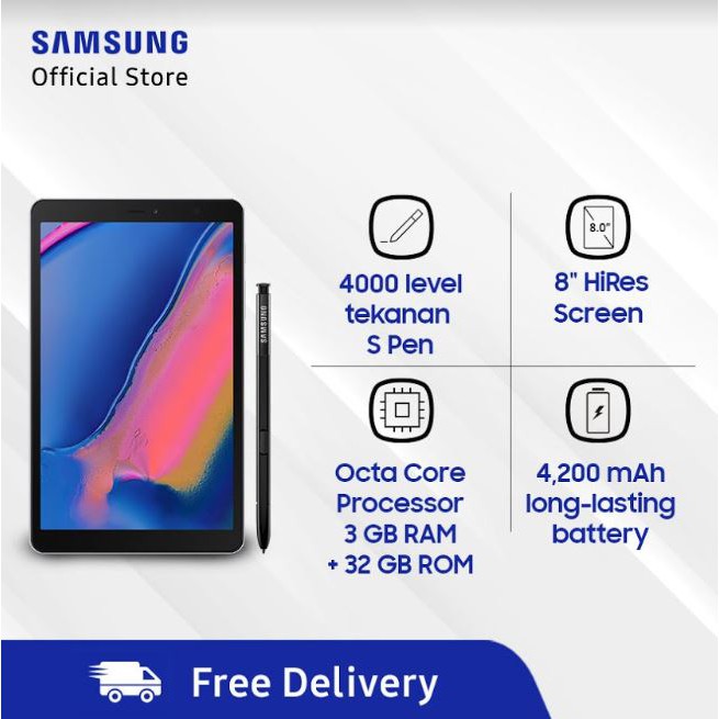 Samsung Galaxy Tablet Tab A8 (2019) (S Pen) – Gray