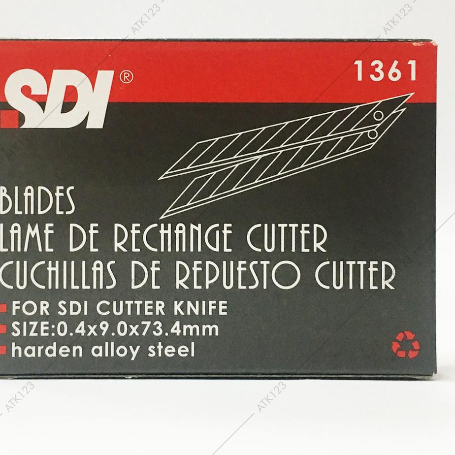 

QB Isi Cutter / Spare Blades SDI No. 1361 (9 mm, 30 Derajat) QB Dijual Murahー