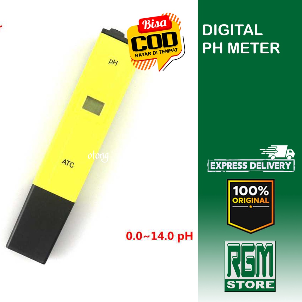 PH Tester Alat Ukur Uji meter pen Pengukur Air aquascape aquarium kolam IKAN