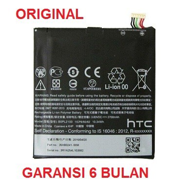 Battery Baterai Batere HTC Butterfly 3 BOPL2100 B0PL2100 Original