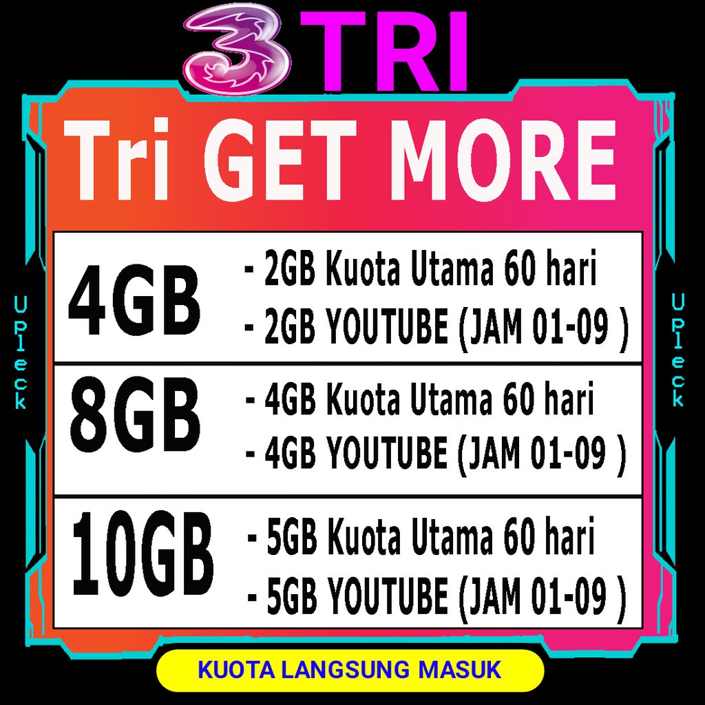 Harga Pulsa Paket Data Tri Terbaru Juli 2021 Biggo Indonesia