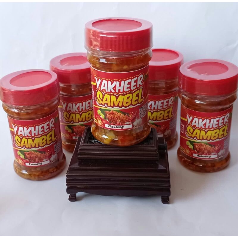 

YAKHEER SAMBEL BAWANG sambal makanan siap saji enak pedas halal sehat yakher