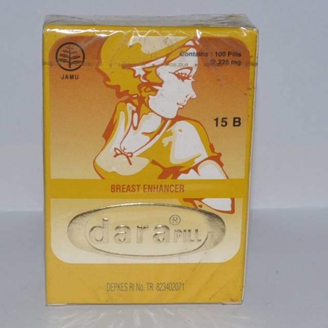 100 Butir Pil Galian Montok/Jamu Pemontok Badan/ Dara Pill