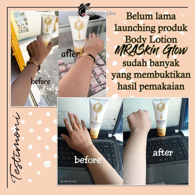 HB PEMUTIH BRIGHTENING BEAUTY BODY LOTION HEALTHY SKIN MRASKIN