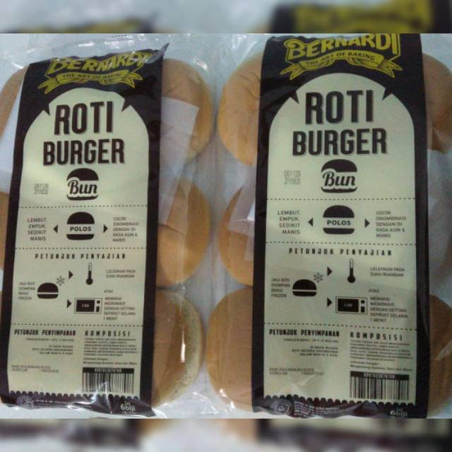 

Bernardi Roti Burger Polos Termurah