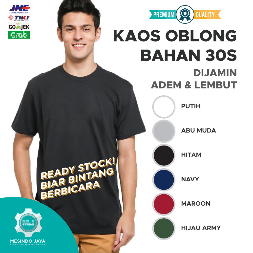 KAOS POLOS PRIA / UNISEX KAOS DISTRO BAHAN PREMIUM 30S LENGAN PENDEK M,L,XL,XXL WARNA BISA (COD)