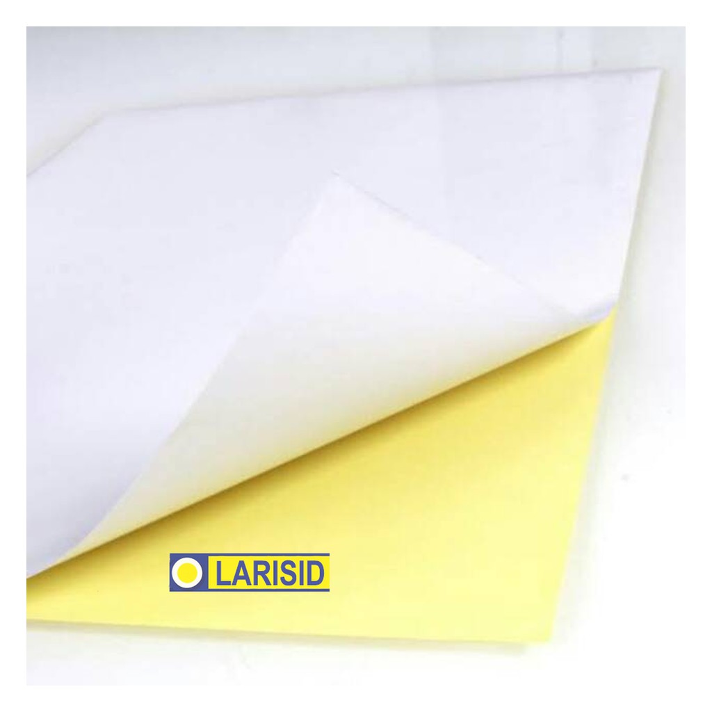 

KERTAS STIKER HVS / DOFF / MATTE UKURAN A6 10,5 CM X 14,9 CM