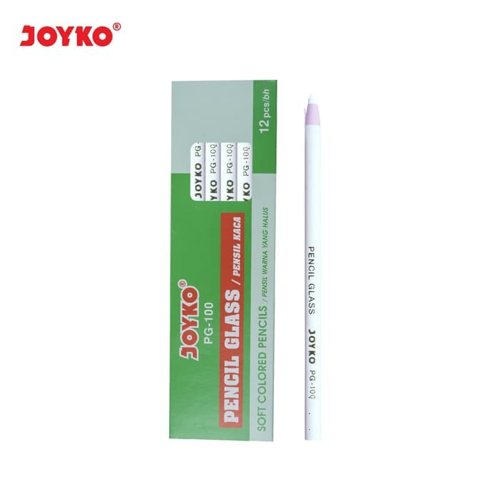 

Joyko Pencil Glass PG-100 Putih / Hitam / Merah / Biru / Kuning / Hijau ( 1 Pack - 12 Pcs )