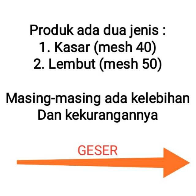 sarangan saringan tebu mesin es tebu stainless ukuran [ 24 ]