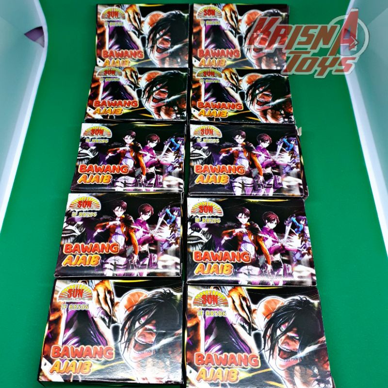 MAINAN KEMBANG API PETASAN POP POP BAWANG AJAIB HARGA/1 set isi 10 dus