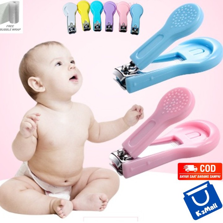 Gunting Kuku Bayi Design Sangat Imut Aman dan Safety Tanpa Tutup / Baby Nail Clipper Import