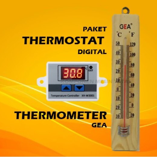 Termostat Thermostat Digital XH W3001 Mesin Tetas Telur Full Otomatis Penetas Thermometer GEA