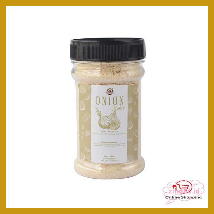 

4R6Ey46- Natural Onion Powder (Bawang Bombay Bubuk) 70 Gr R7Eye59-