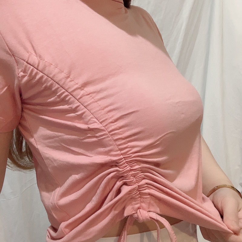 Drawstring Blouse | Tali Serut Atasan Wanita | Maimon Grosir