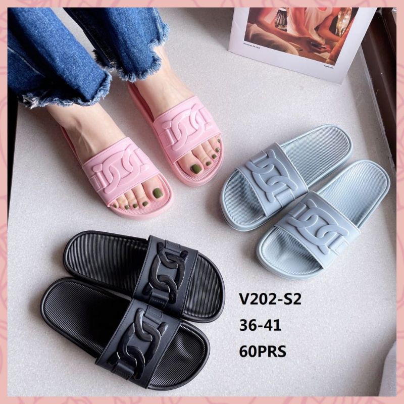 Sandal Wanita Jelly Balance BLC Karet Import V202