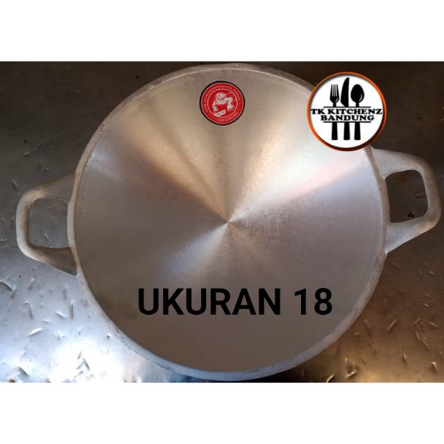 Wajan Biasa Merek Komodo Ukuran 18 / Katel