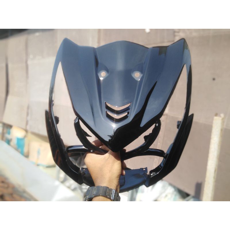 Tameng panel kap body Depan Beat Fi esp warna Hitam
