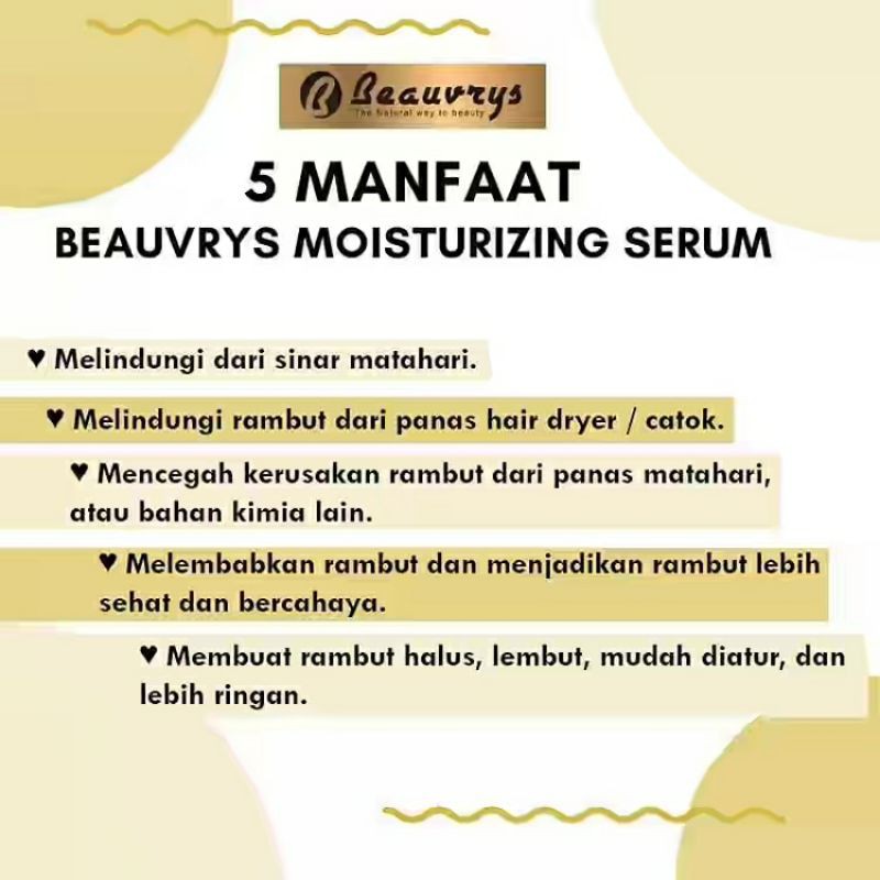 Beauvrys Serum Moisturizing 100ml