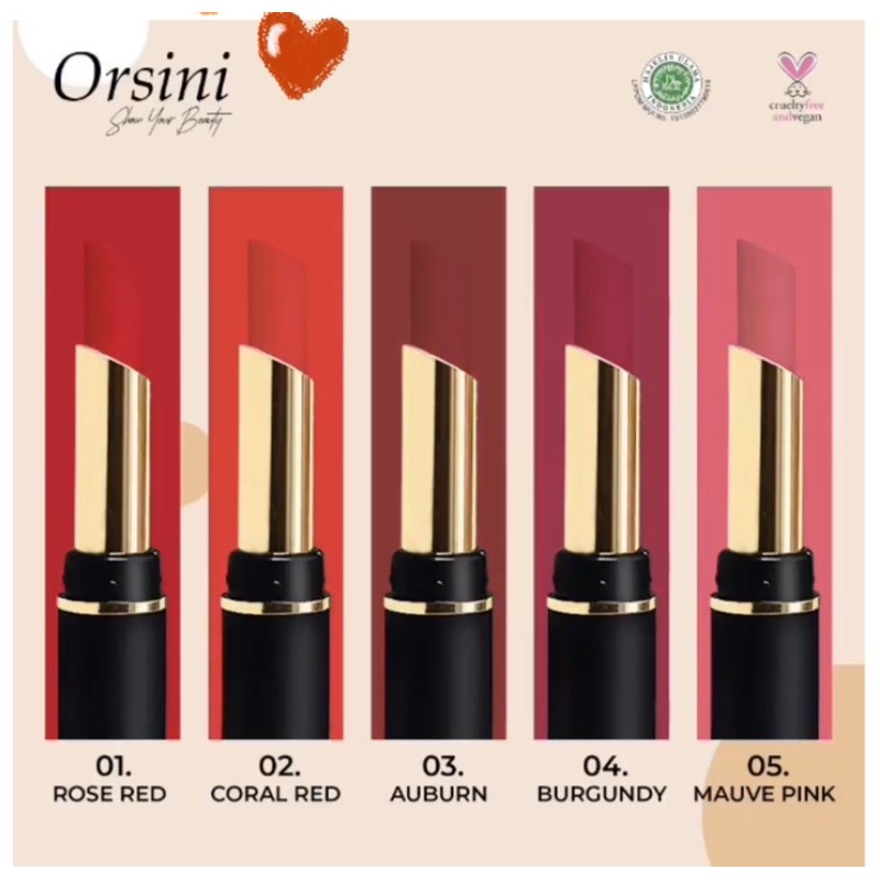 Orsini Colorfix Ultra Matte Lipstick