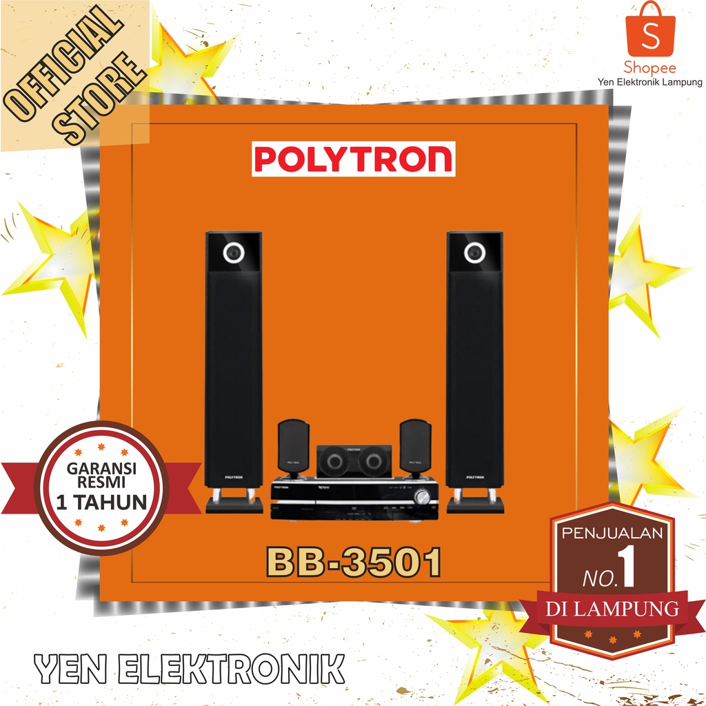 Big Band Theater POLYTRON BB 3501 Bluetooth USB Garansi Resmi POLYTRON
