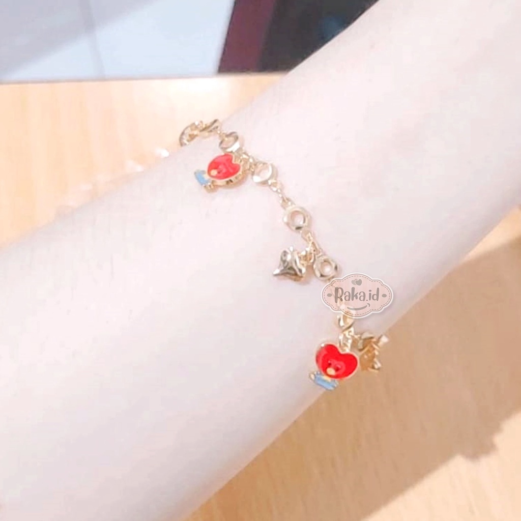 Gelang Tangan Rantai Anak Motif BT21 Perhiasan Anak 928