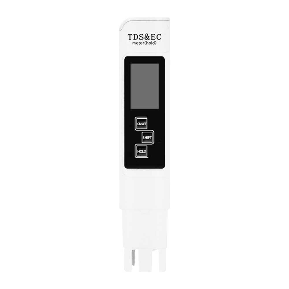 VKTECH Alat Ukur Uji TDS EC Meter Digital Air Minum Akuarium PH20-Putih