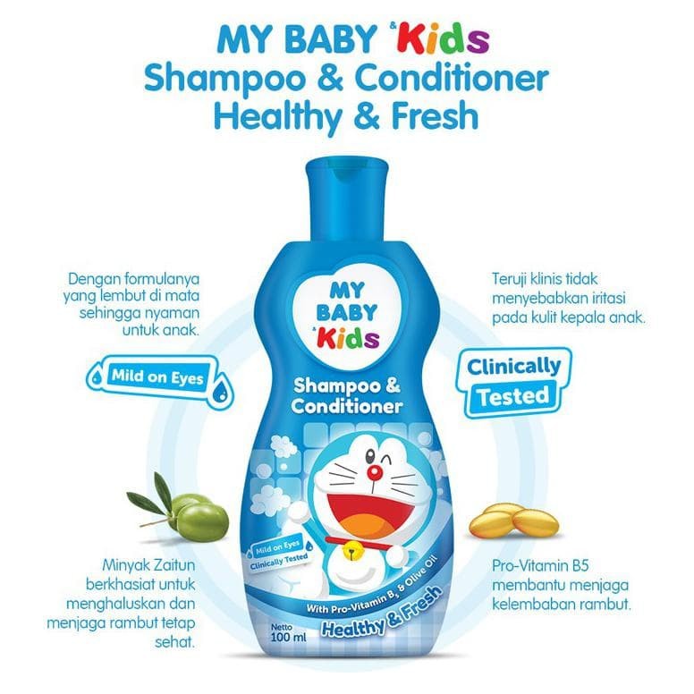 MY BABY KIDS SHAMPO &amp; CONDITIONER - 180ML