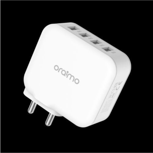 Oraimo Charger Original 4 USB Port Smart Safe Fast Charging OCW-E81F