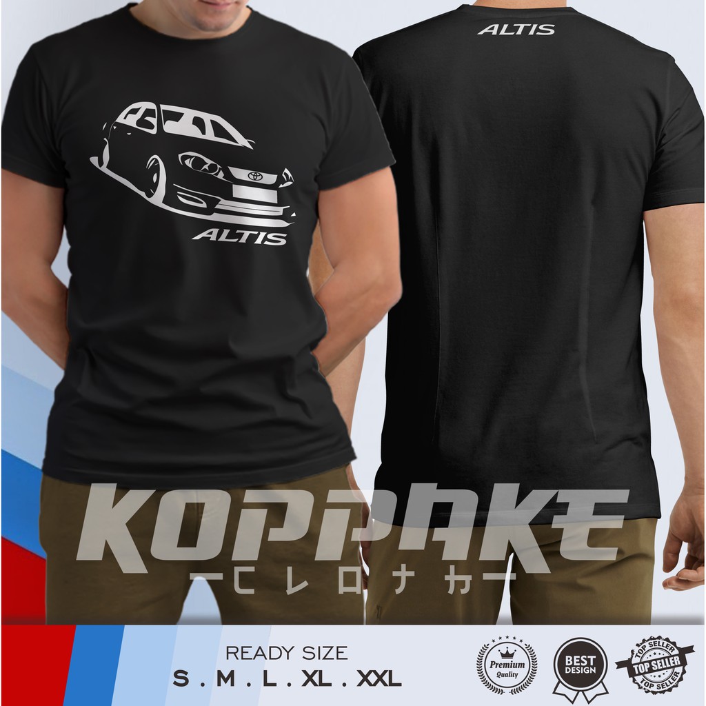 Kaos Mobil Toyota Corolla Altis Side Up Baju Otomotif