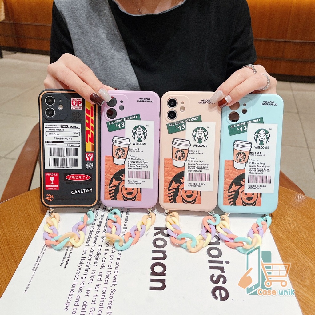 GL001 SOFTCASE SLING RANTAI IPHONE 6 6S 7 8 6+ 7+ 8+ XS X XR XS MAX 11 12 13 PRO MAX CS3618