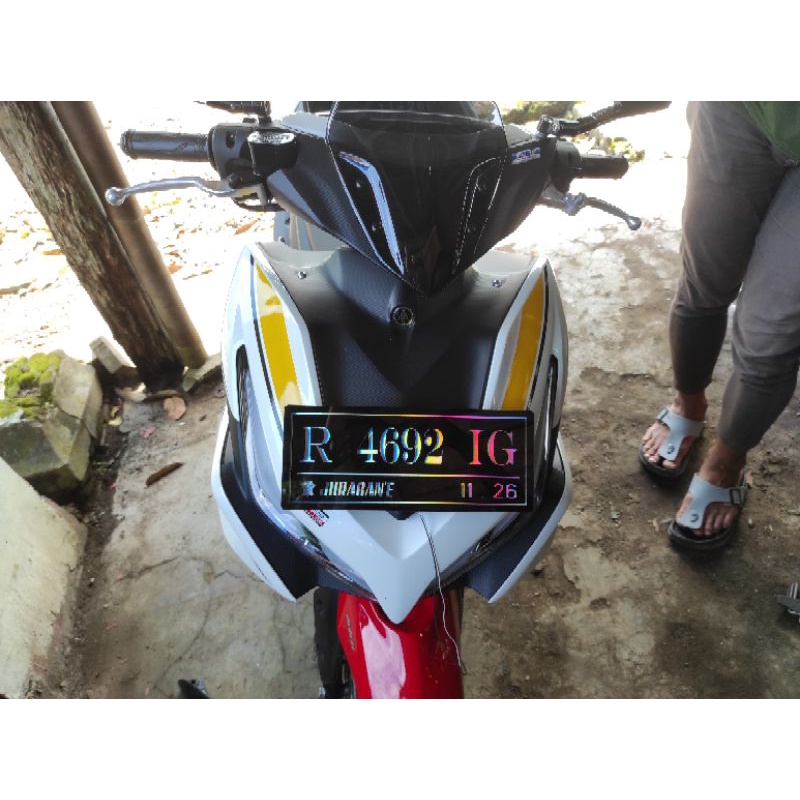 PLAT NOMOR LED + HOLOGRAM