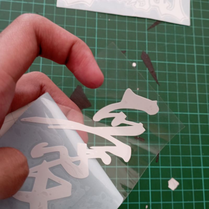 Sticker Cutting Kanji Jepang