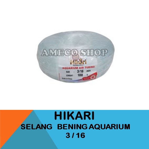 Selang Udara Aerator Aquarium Bening per Rol