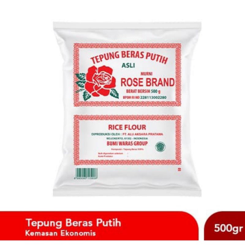 

Tepung beras Rose Brand 500gr