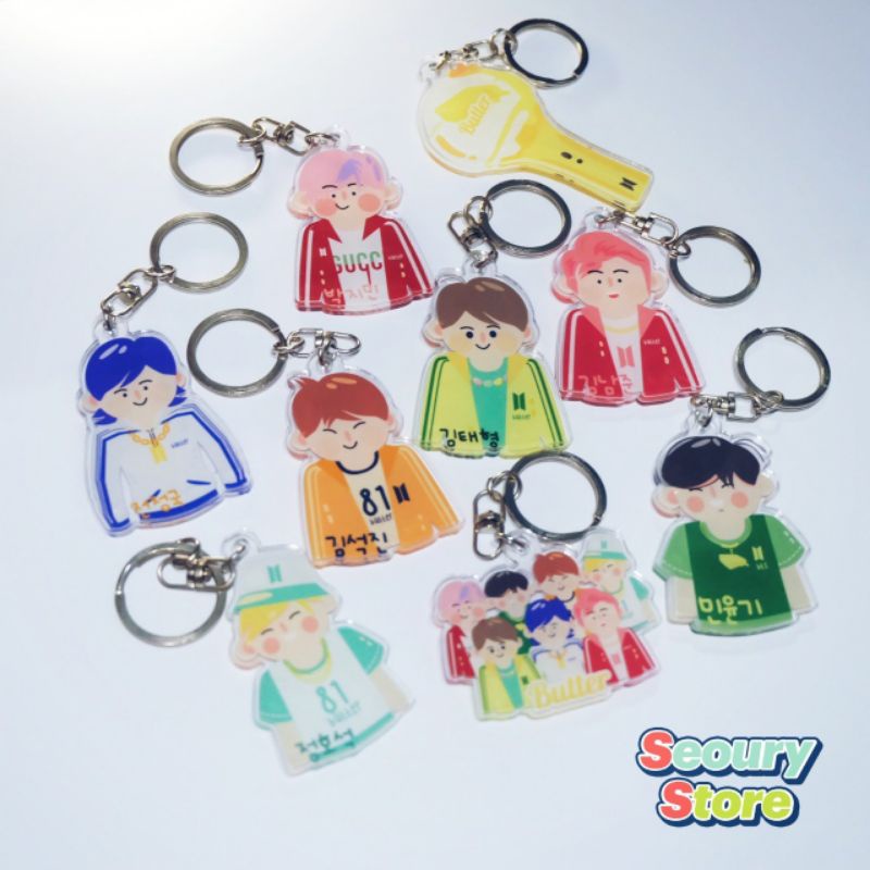 BTS Butter Keychain / Gantungan Kunci