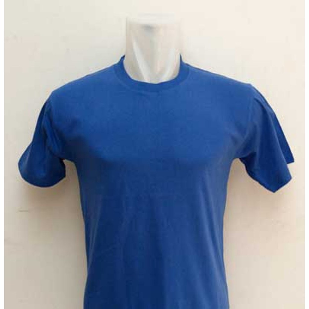 Promo Kaos polos Warna Ukuran S warna Biru Benhur