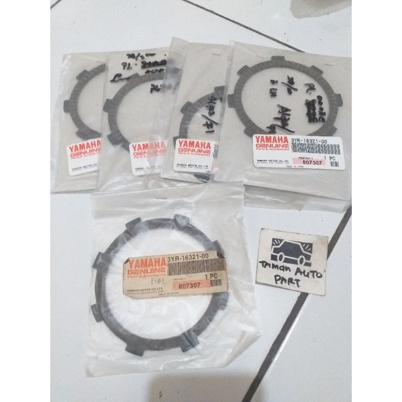 kampas kopling yamaha ALFA F1 F1Z F1ZR SIGMA CHAMP ORIGINAL YGP MADE IN JAPAN ASLI 100% ISI 5 3YR-16