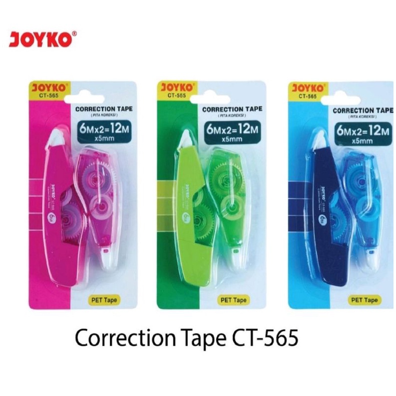 

tip ex kertas joyko + refill CT-565