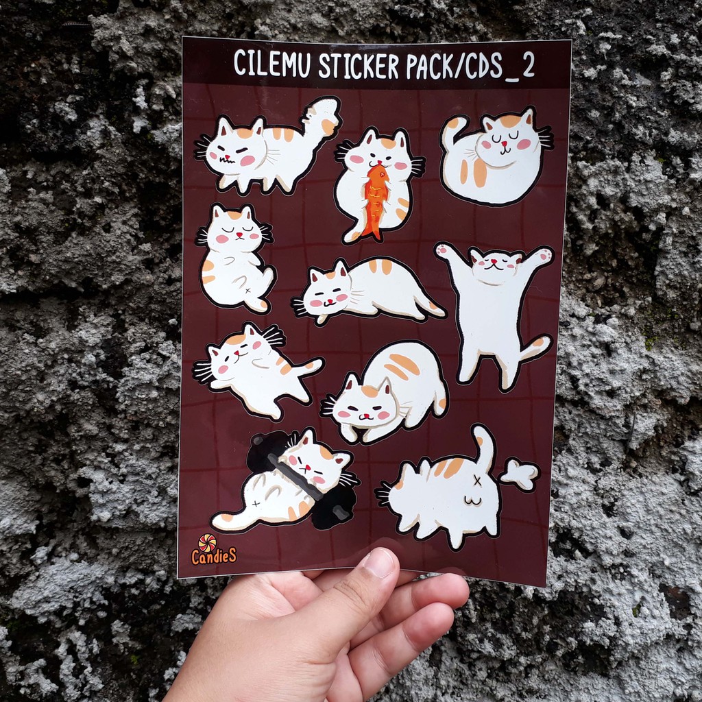 

Sticker Kucing Cilemu