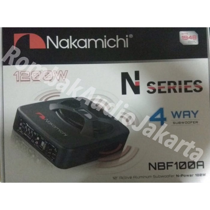 SUBWOOFER ACTIVE NAKAMICHI 10 NBF-100A ACTIVE WOOFER NBF-100A