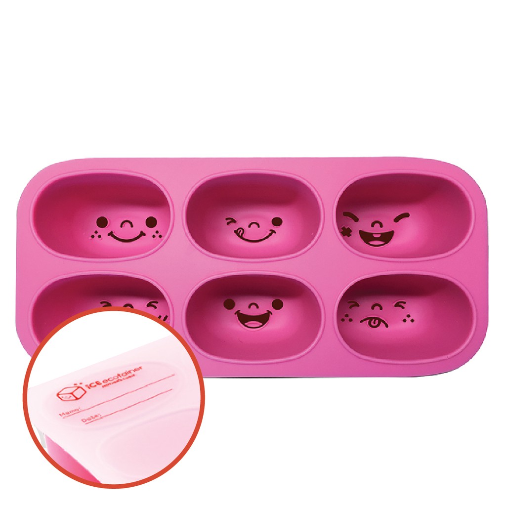 Mother's Corn Kitchen Ice Ecotainer Wadah Es Pink Merah Muda