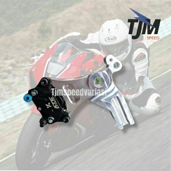 Kaliper KTC KYTACO 2P KN-01 + Breket Kaliper Belakang Yamaha R25 Race Pro