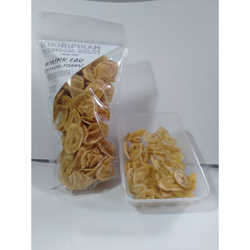 

Titinggal Kolot Kiripik Cau (Keripik Pisang) 250 gram