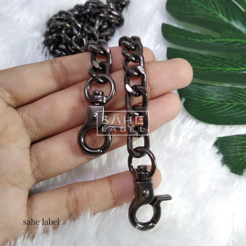 Rantai Tas Besi Berat - Rantai Tas Wanita Gold Black