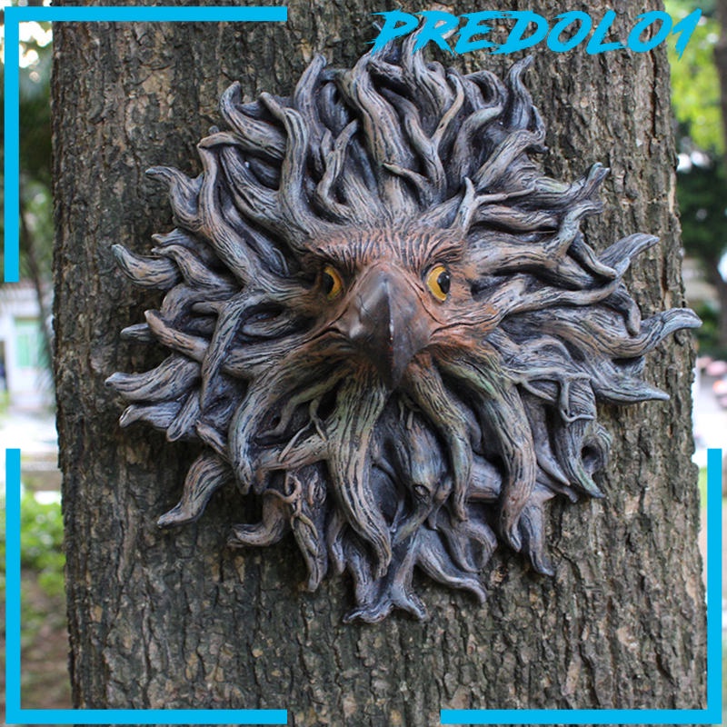 (Predolo1) 1pc Ornamen Patung Elang Gantung Bahan Resin Untuk Dekorasi Pohon / Taman