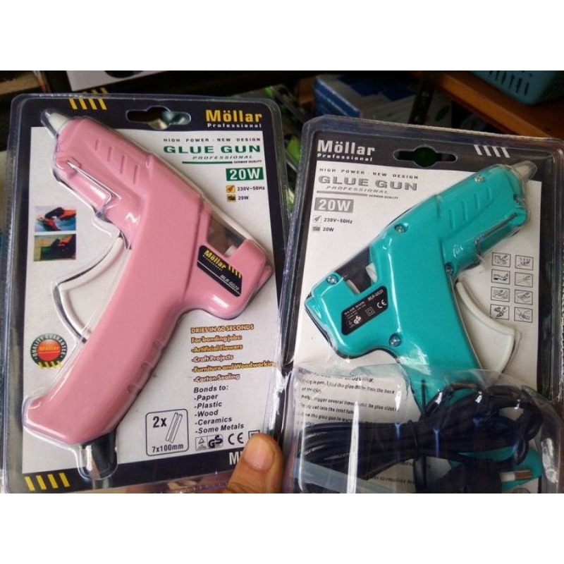 

Glue Gun Kerajinan Tangan 20W Pistol Lem Tembak Bakar