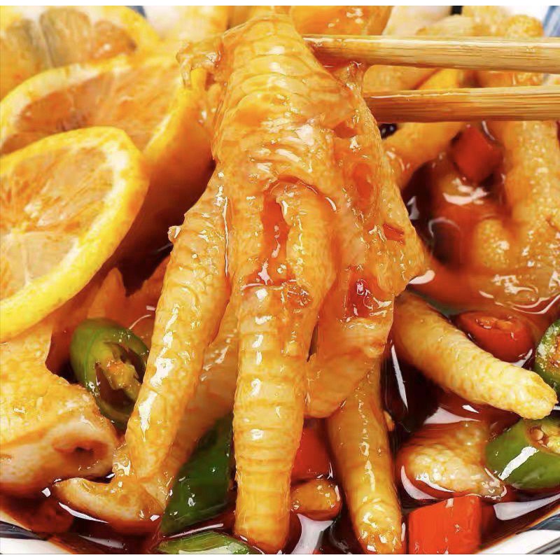 

无骨鸡爪 Acar Ceker Ayam Lemon Tanpa Tulang / Chicken feet Lemon with pickled peppers