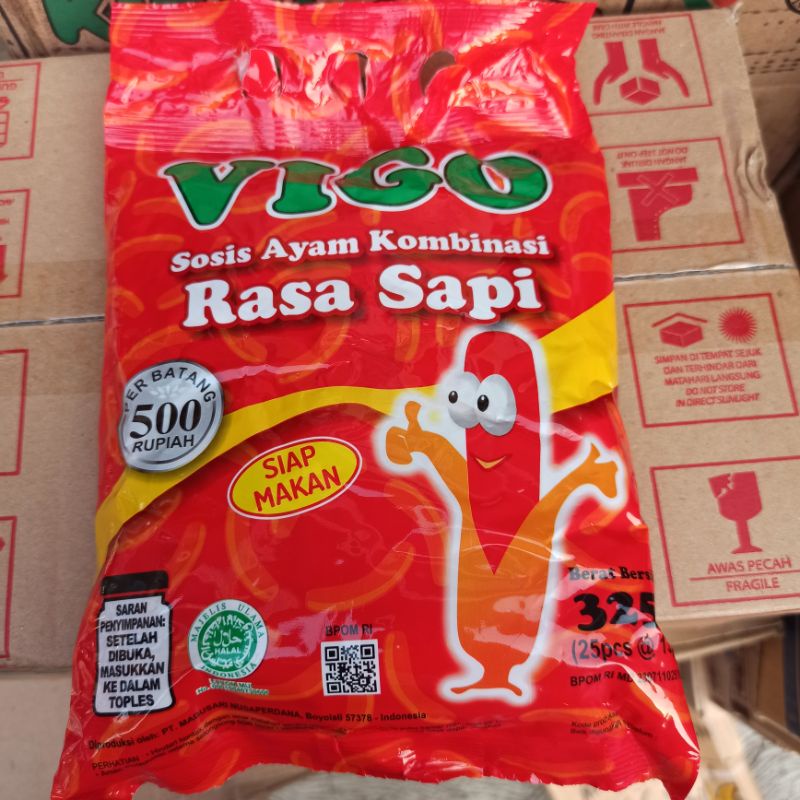

Sosis Vigo Ayam Kombinasi Rasa Sapi 13 Gram