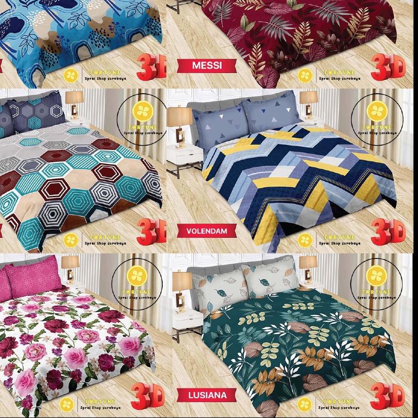 ✻ Sprei King BONITA 3D Disperse 180x200 Bantal 4, B4 (BISA ) no. 1 ➷